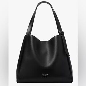 Kate Spade Extra Large Knott Shoulder Bag. Black Shoulder Bag. Black Tote.